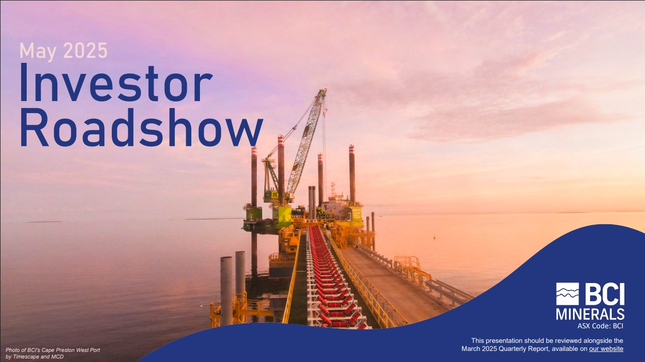 May 2025 Investor Roadshow